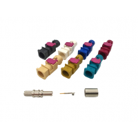 Fakra HF Stecker RG58 male mit Innenleben