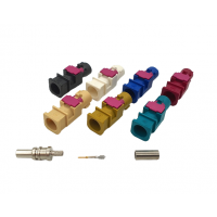 Fakra HF Stecker RG174 male mit Innenleben