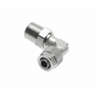 Elbow screw-in swivel connection, tapered Hose...