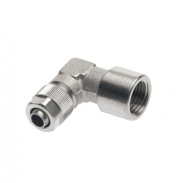 Elbow screw-on connections rotatable, cylindrical Hose male/female mm 10/8 Female thread G1/4