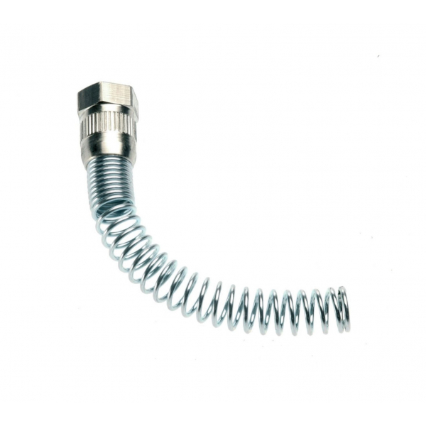 Überwurfmutter mit Knickschutzspirale Schlauch außen/innen mm 6/4 Anschlussgewinde M 10 x 1