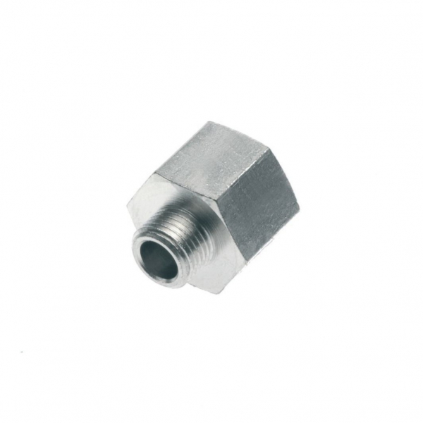 Reduziernippel Zoll auf Zoll, zylindrisch Außengewinde G3/8, Innengewinde G1/2