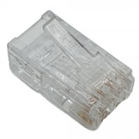 MP 8-4r Modular Stecker RJ45 für Rundkabel , 8/4