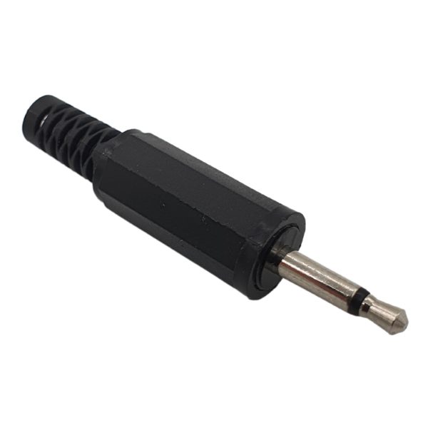 Stecker Jack 3,5mm, männlich, mono mit Knickschutz