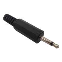 Stecker Jack 3,5mm, männlich, mono mit Knickschutz