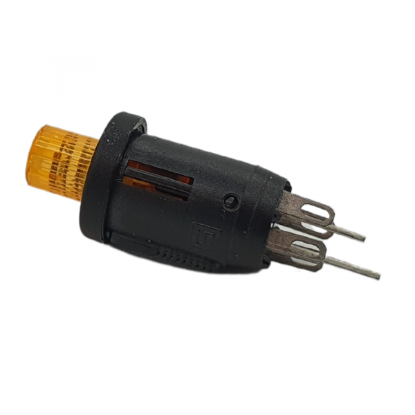 TC-R13-529BlLYL Druckschalter 250 V/AC 0.5A 1x Aus/Ein rastend Gelb